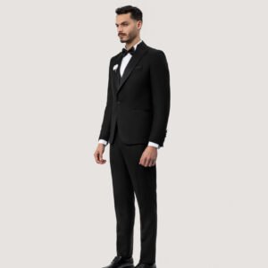 Turkish black wedding suit
