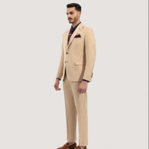 Turkish dark beige suit