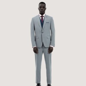 Turkish light gray suit