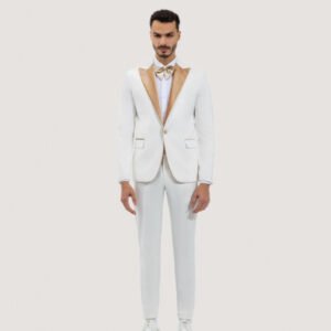 Turkish Off-White wedding Blazer