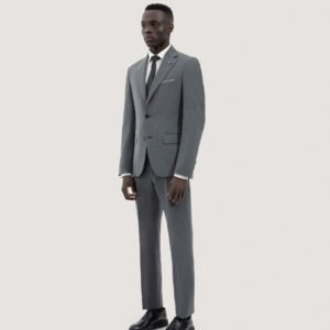 Turkish light gray suit