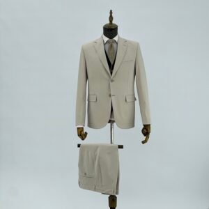 Turkish Beige Formal Suit